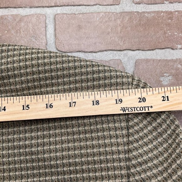 Bachrach Blazer Men 42L‎ Beige Gray Check Woven Classic Jacket Wool Canada VTG - Picture 7 of 15